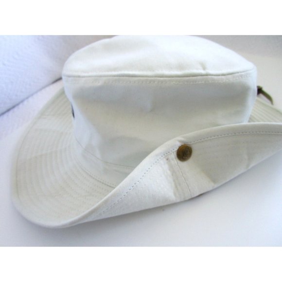 Men's Kodiak Rugged Outback Headwear Beige & Leather Strap - OS 100% Cotton NWT - Picture 7 of 16